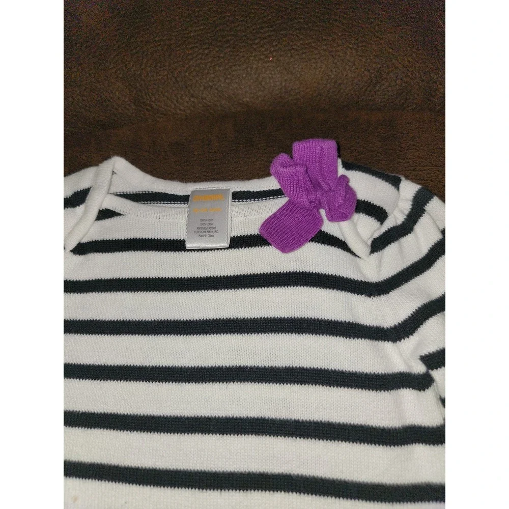 Gymboree purrfectly fabulous striped dress with‎ bow size 18 24 months